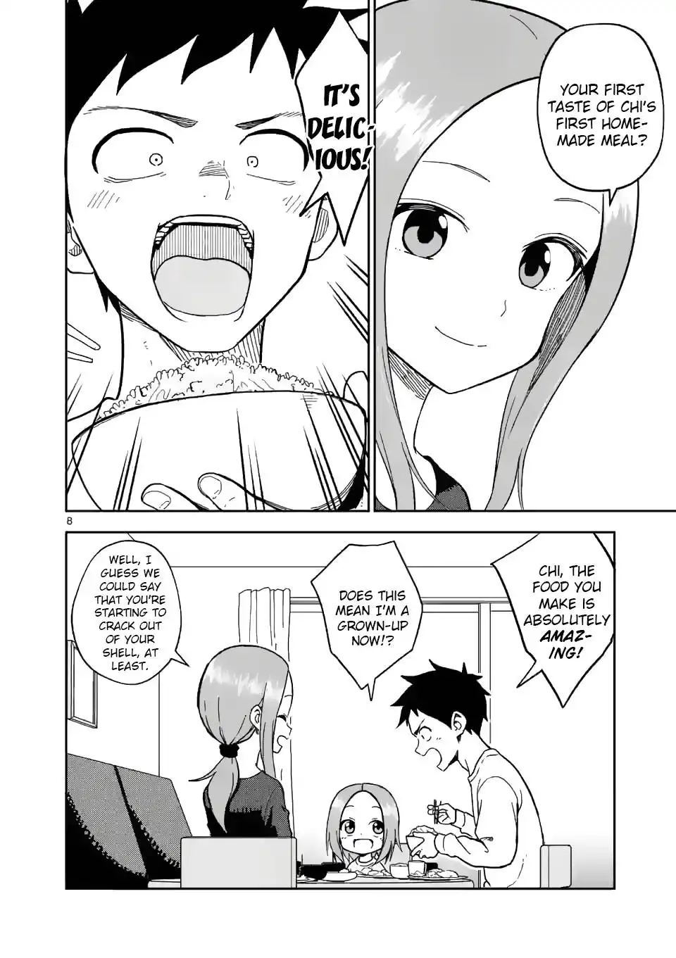 Karakai Jouzu no (Moto) Takagi-san Chapter 174 8